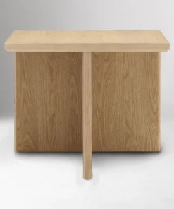 Contemporary T-Base Side Table For Living Room